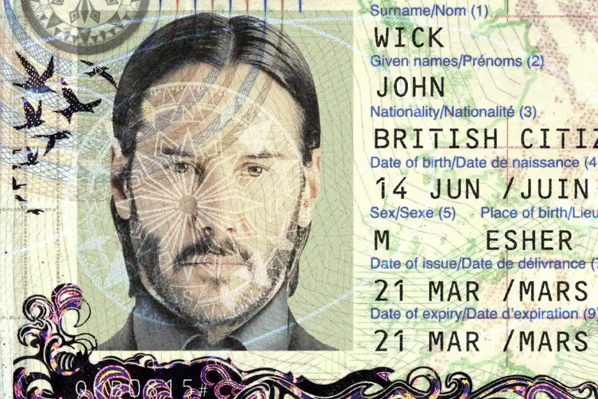 United Kingdom Passport Template 2011 preview image 2