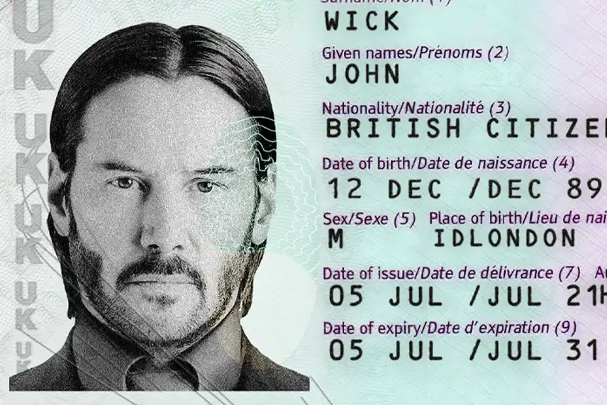 United Kingdom Passport Template 2020 preview image 2