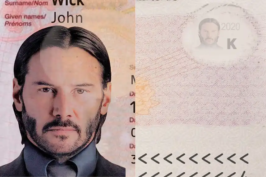United Kingdom ID Card Template preview image 2