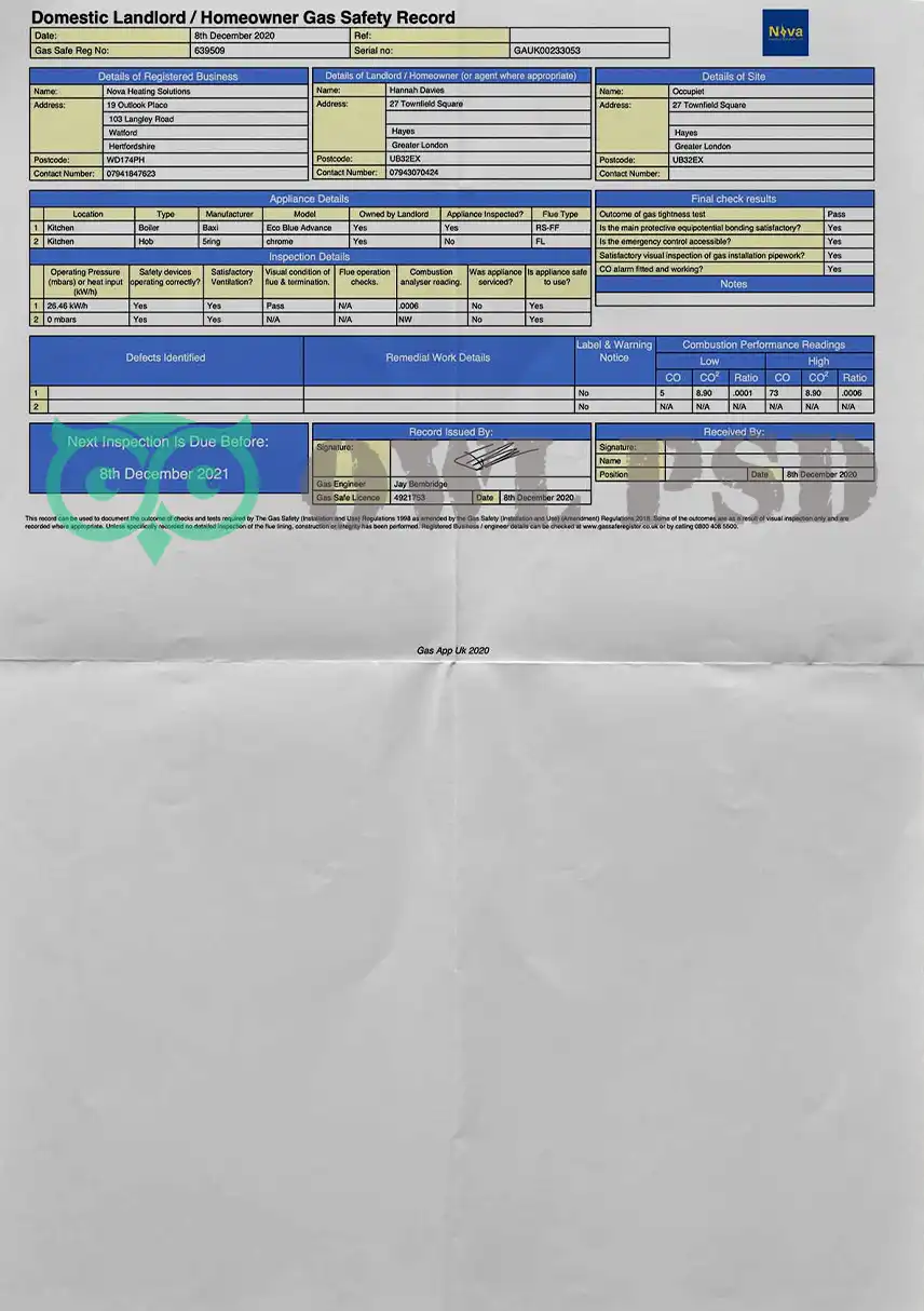 UK Nova Heating Solutions Template preview image 1