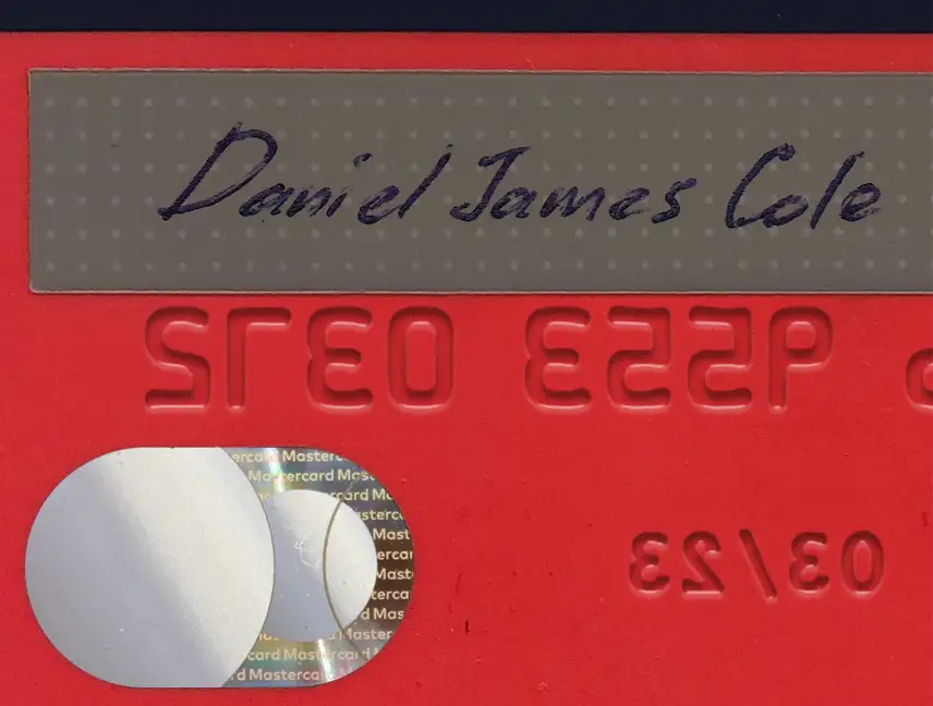 UK Monzo Bank Credit Card Template preview image 2