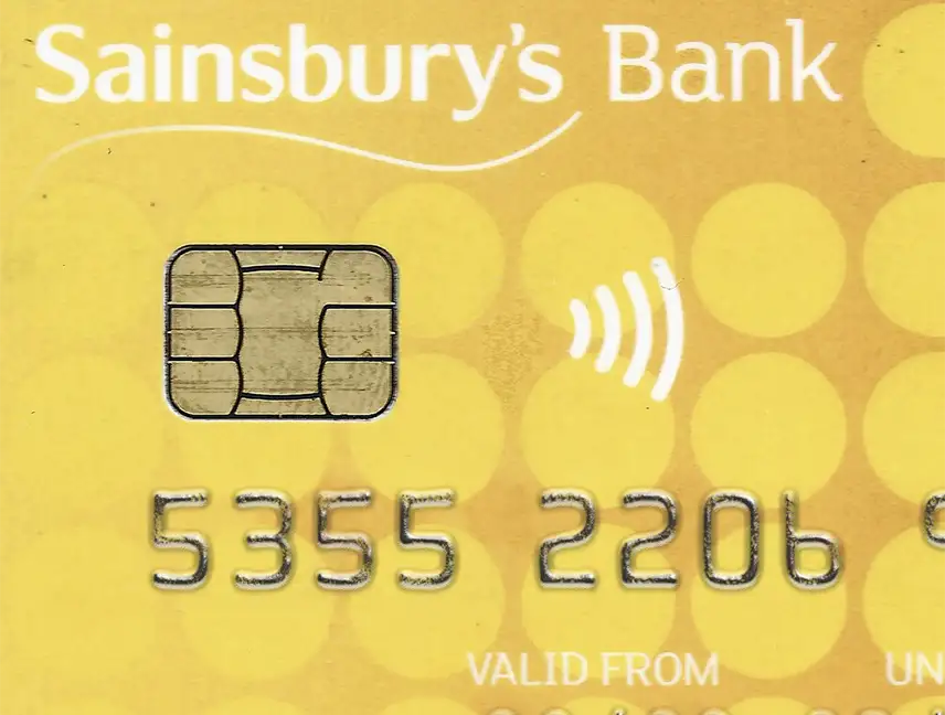 UK Sainsbury's Bank Credit Card Template preview image 1