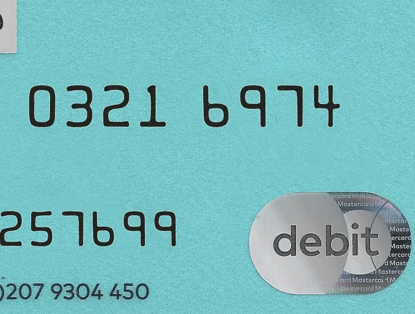 UK Starling Bank Credit Card Template preview image 2