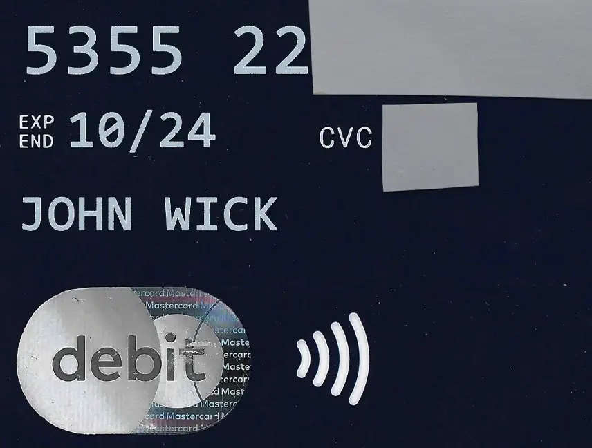 UK Monzo Bank Credit Card Template preview image 2