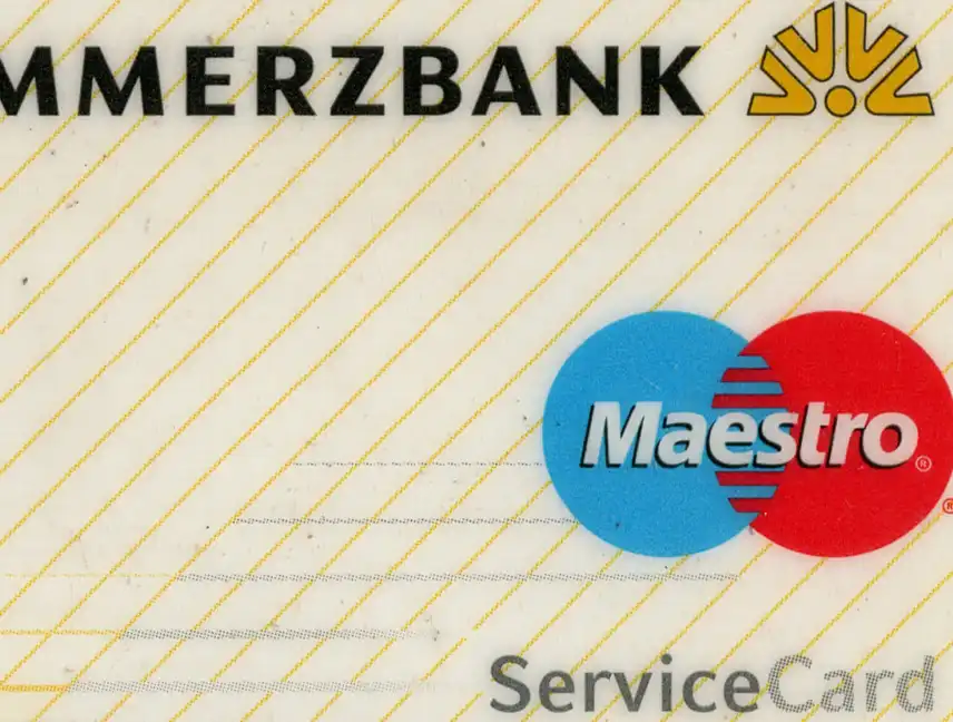 Germany Commerz Bank Credit Card Template preview image 2