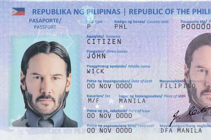 Philippines Passport Template preview image 2