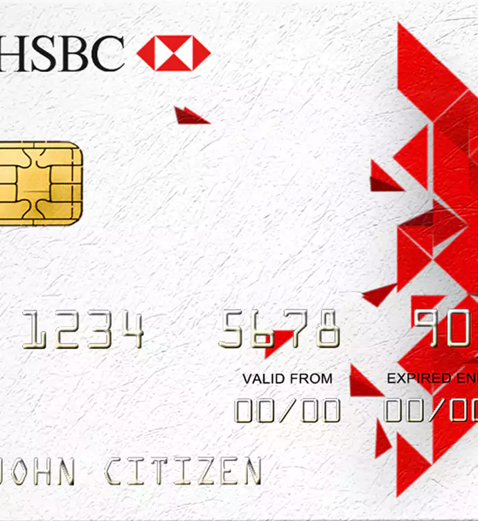 Singapore HSBC Bank Credit Card Template preview image 1