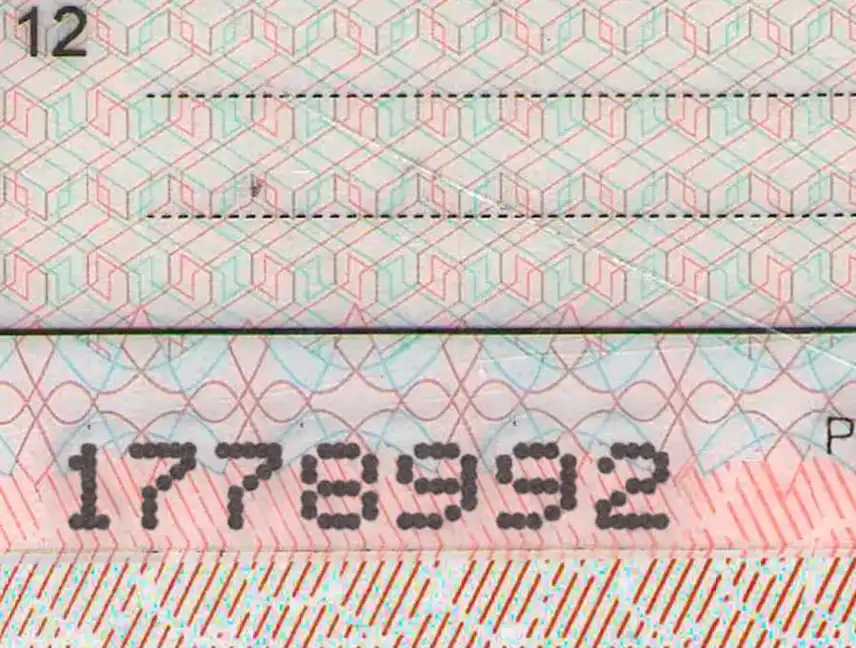 Belarus Driver License Template 2010 preview image 2