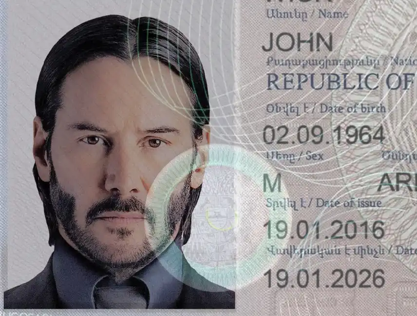 Armenia Passport Template 2012 preview image 2