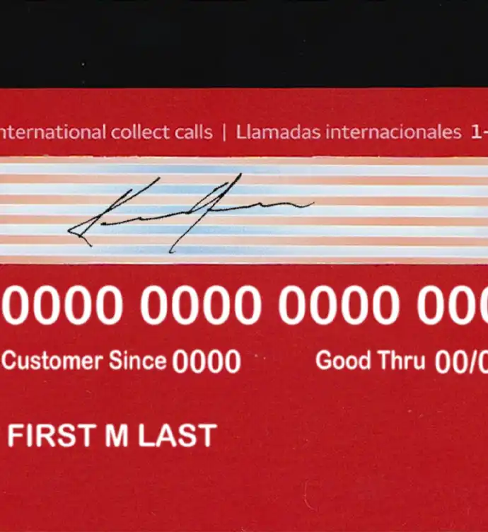 United States Wells Fargo Credit Card Template preview image 1