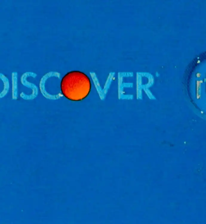 United States Discovered Blue Credit Card Template preview image 1
