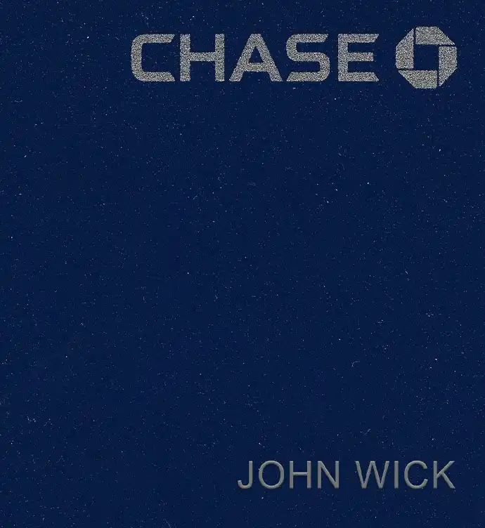 United States CHASE Bank Credit Card Template preview image 1