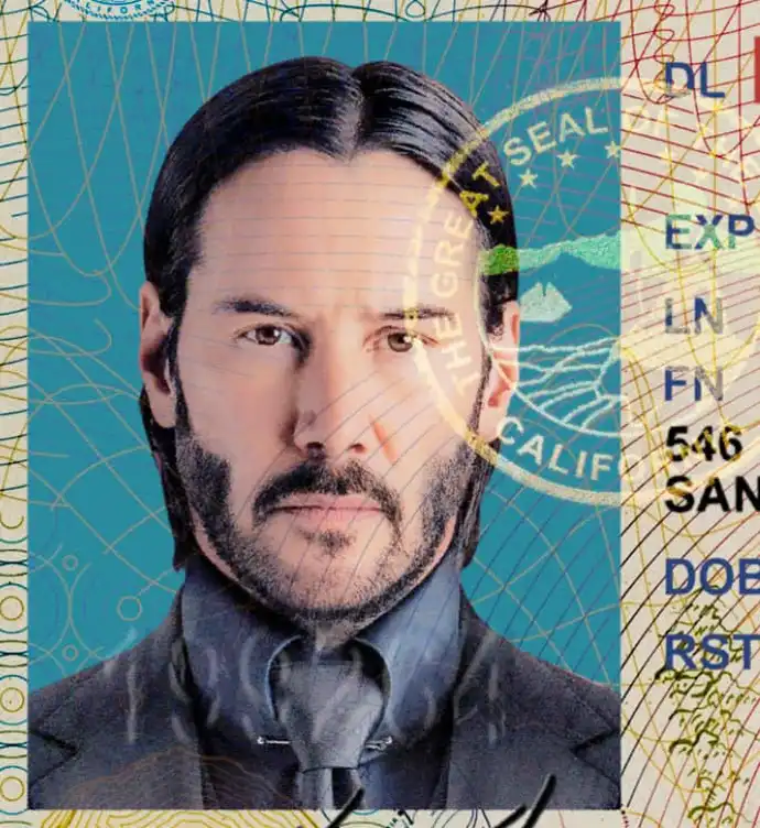 United States (California) Driver License Old Template preview image 1