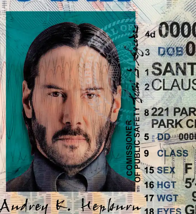 United States (Utah) Driver License New Template preview image 1