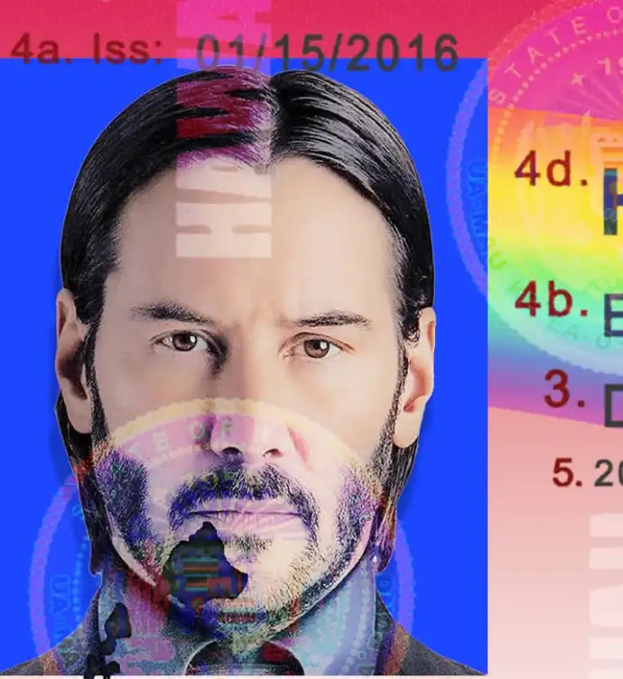 United States (Hawaii) Driver License New Template preview image 1