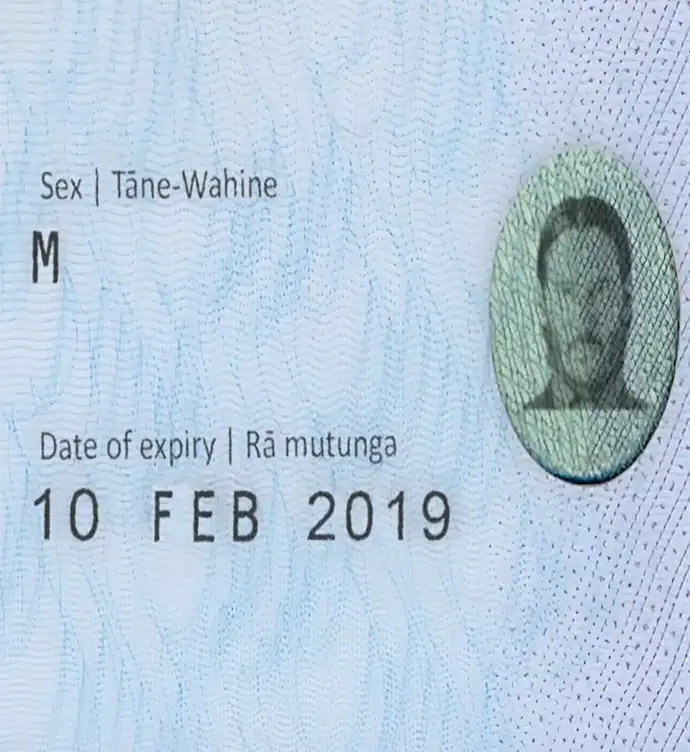 New Zealand Passport Template 2009 preview image 3