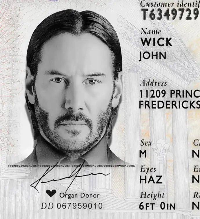 United States (Virginia) Driver License New Template preview image 1