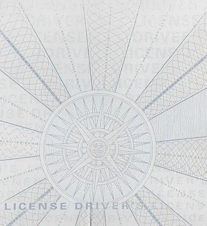 United States (Virginia) Driver License New Template preview image 3