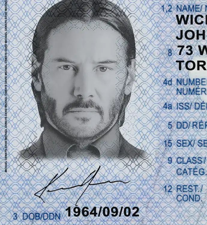 Canada (Ontario) Driver License New Template preview image 1