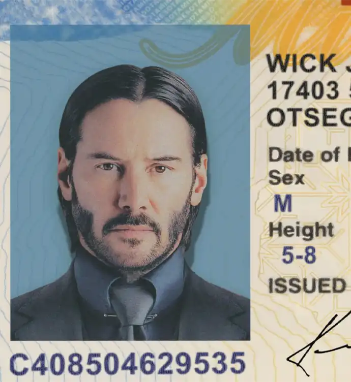 United States (Minnesota) Driver License Old Template preview image 1