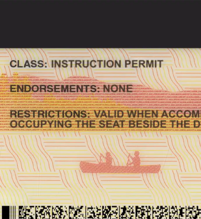 United States (Minnesota) Driver License Old Template preview image 3