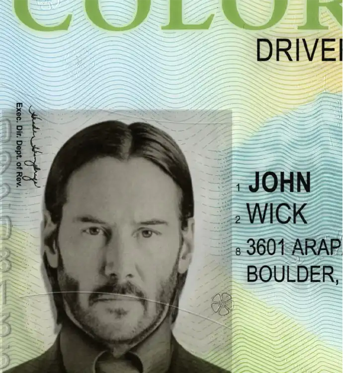 United States (Colorado) Driver License New V2 Template preview image 1