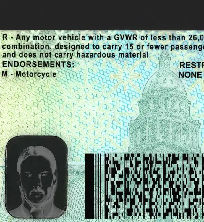United States (Colorado) Driver License New V2 Template preview image 2