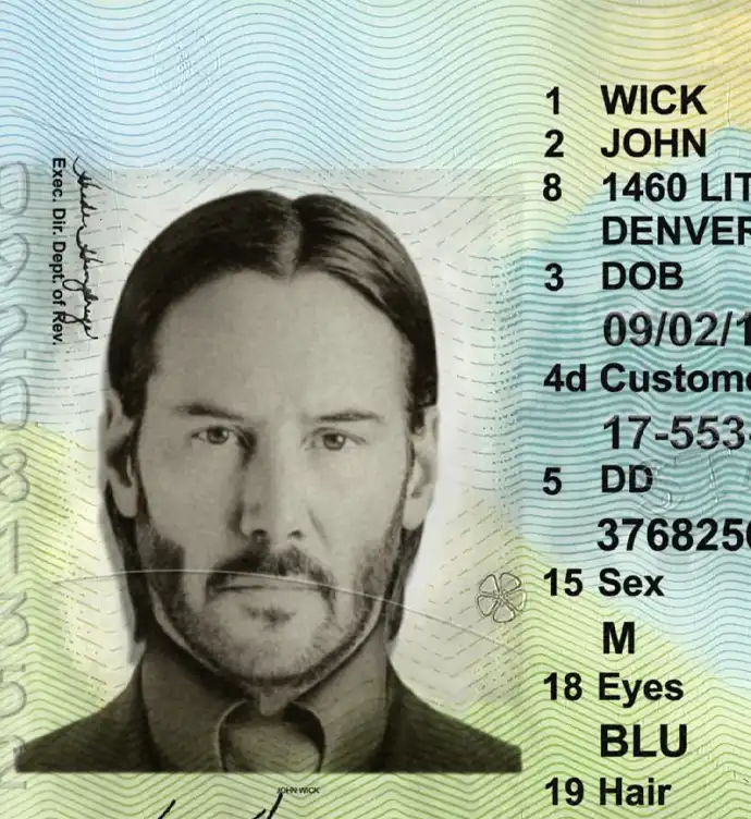 United States (Colorado) Driver License New V1 Template preview image 1
