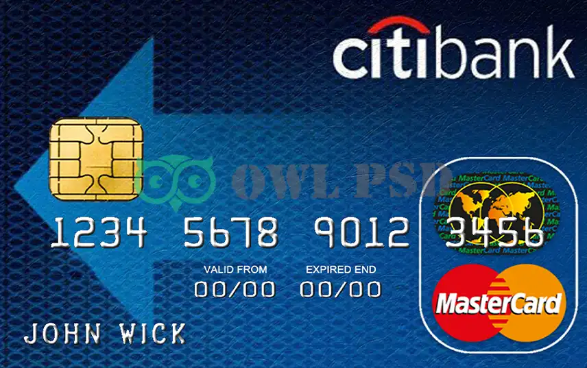 Australia Citi Bank Credit Card Template preview image 1