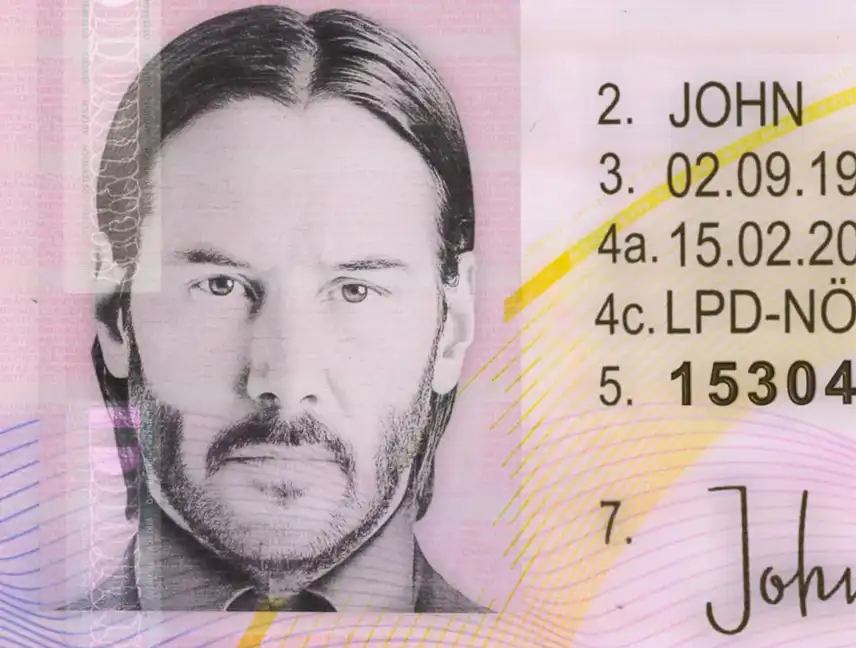 Austria Driver License Template 2014 preview image 1