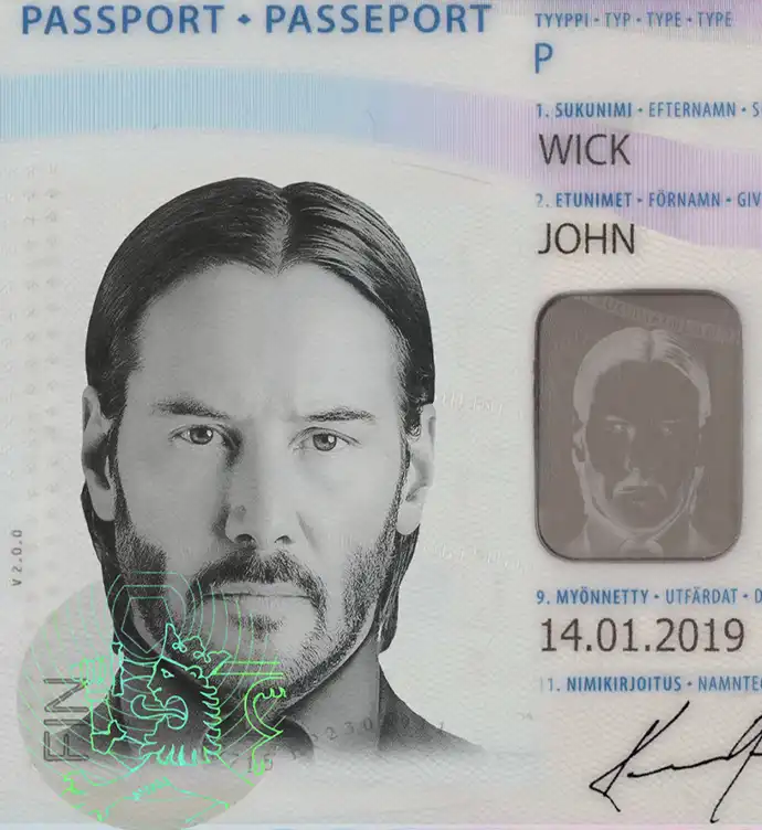 Finland Passport Template 2017 preview image 2