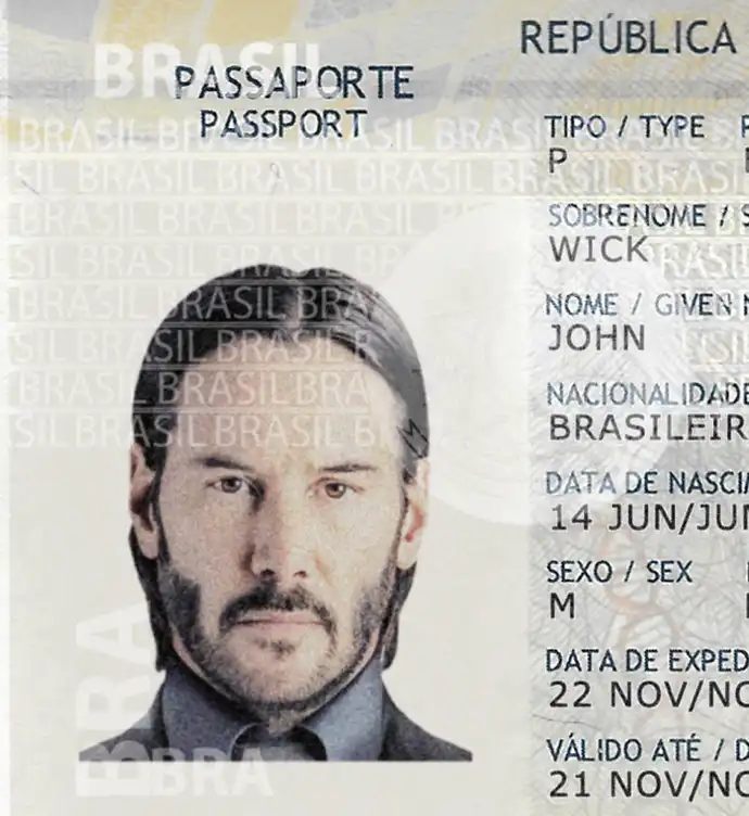 Brazil Passport Template 2016 preview image 2