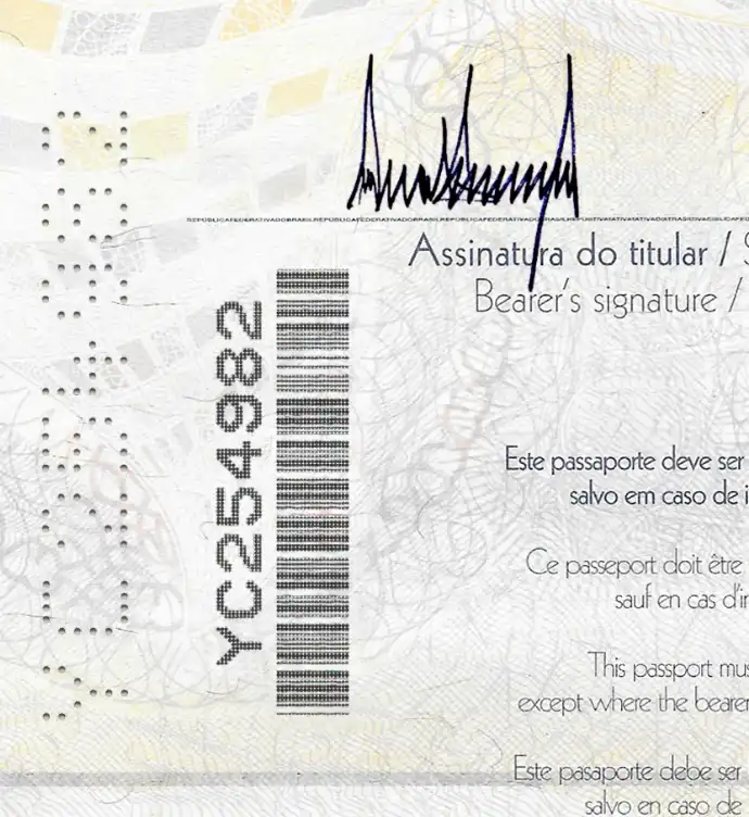 Brazil Passport Template 2019 preview image 3