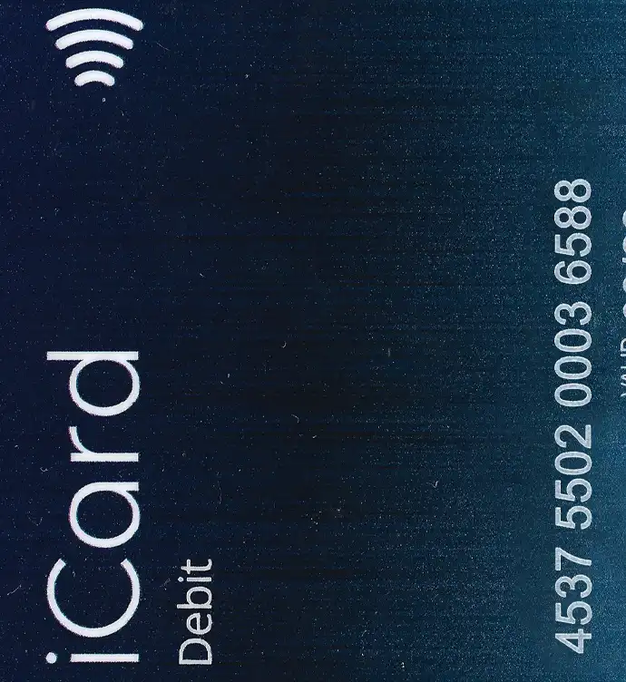 Bulgaria iCard Bank Credit Card Template preview image 1