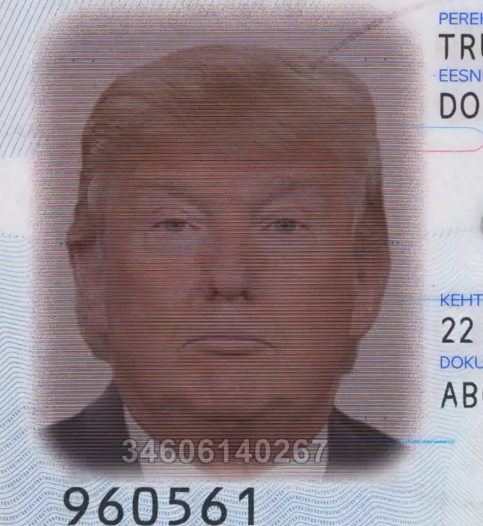 Estonia ID Card Template 2018 preview image 1