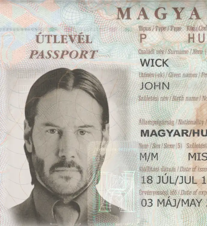 Hungary Passport Template 2012 preview image 2