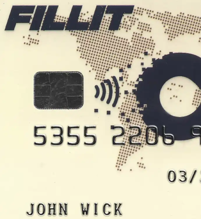 Lithuania FILLIT Bank Credit Card Template preview image 1