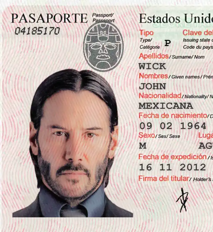 Mexico Passport Template 2016 preview image 2