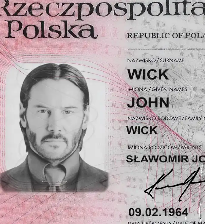 Poland ID Card Template 2001 preview image 1
