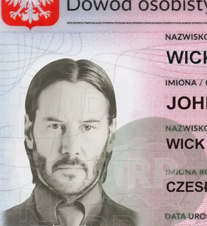 Poland ID Card Template 2015 preview image 1