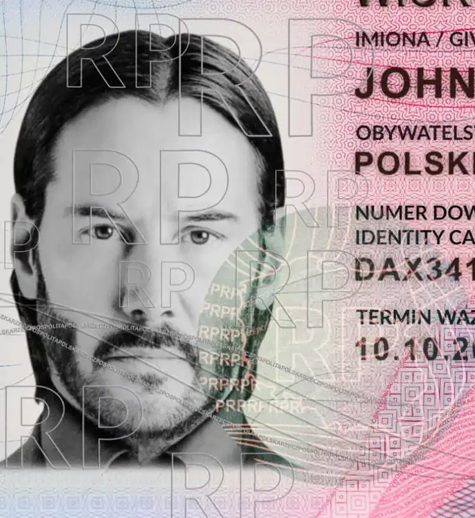 Poland ID Card Template 2019 preview image 1