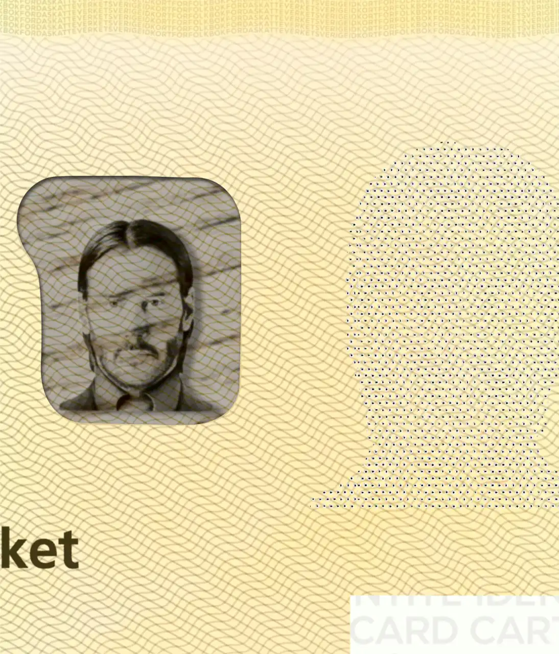 Sweden ID Card Template 2017 preview image 2