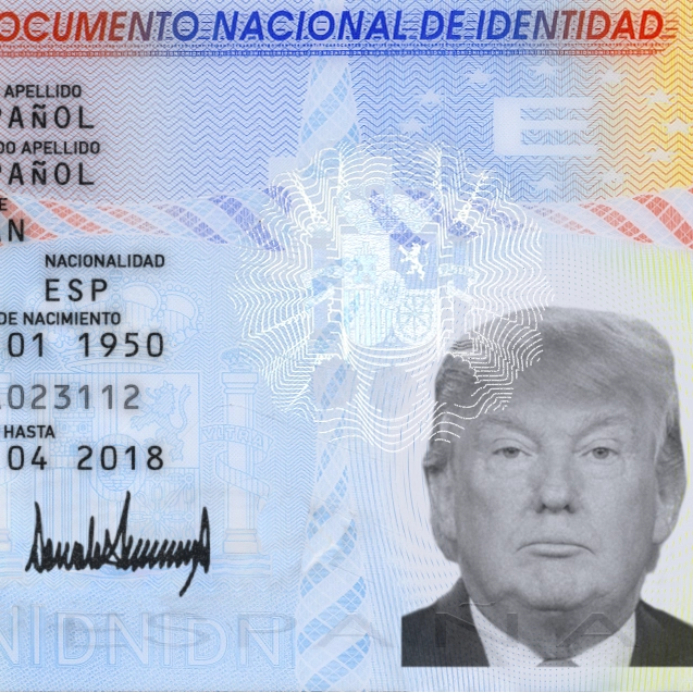 Spain ID Card Template 2006 preview image 1