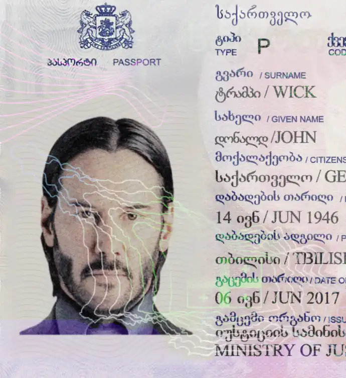 Georgia Passport Template 2010 preview image 2