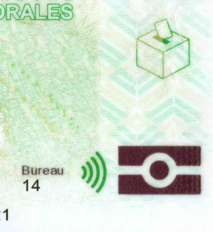 Senegal ID Card Template 2019 preview image 3