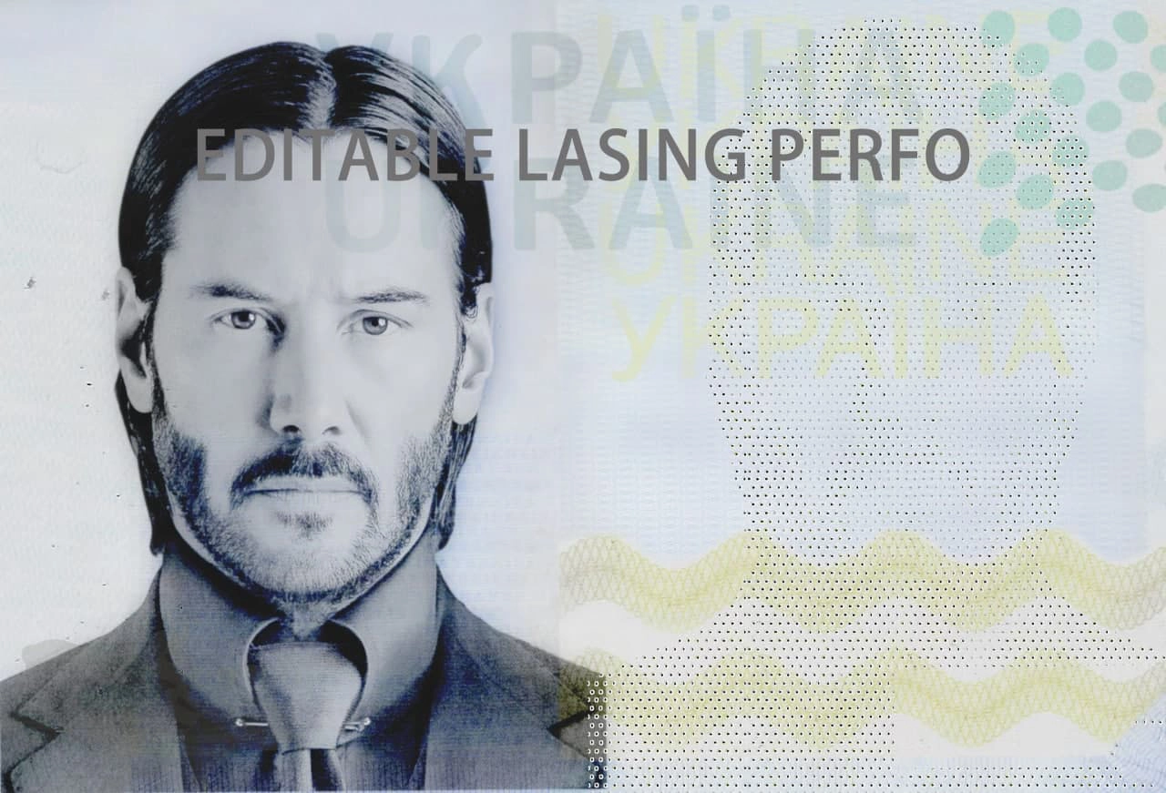 Ukraine Passport Template 2015 preview image 2