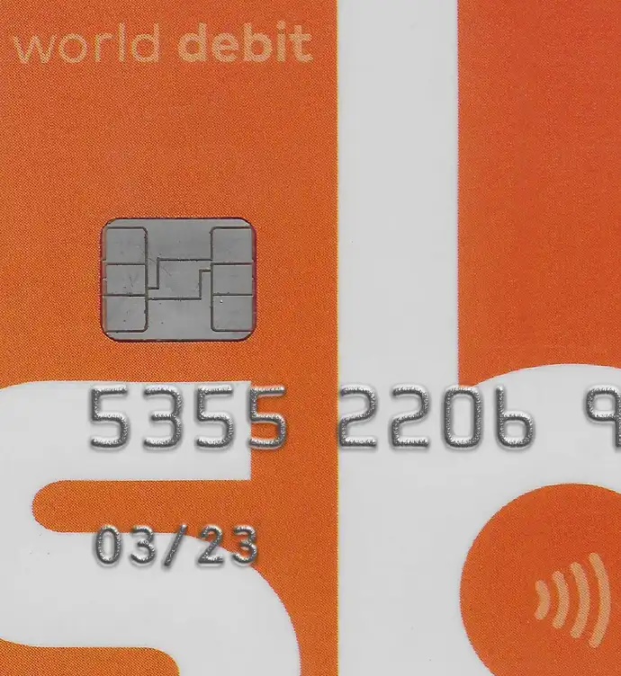 Ukraine SportBank Credit Card Template preview image 1