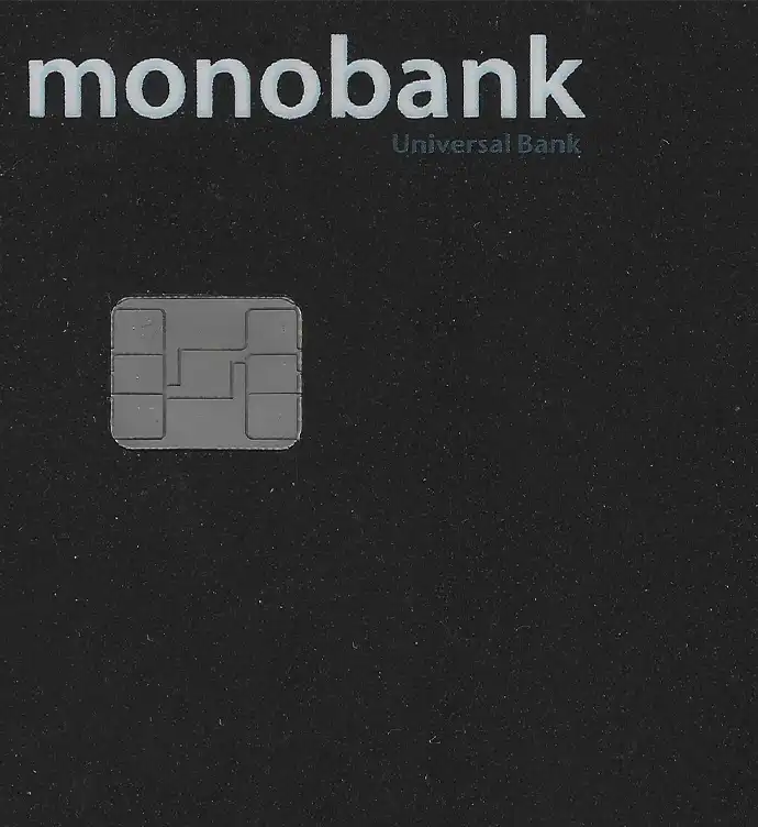 Ukraine Monobank Credit Card Template V2 preview image 1
