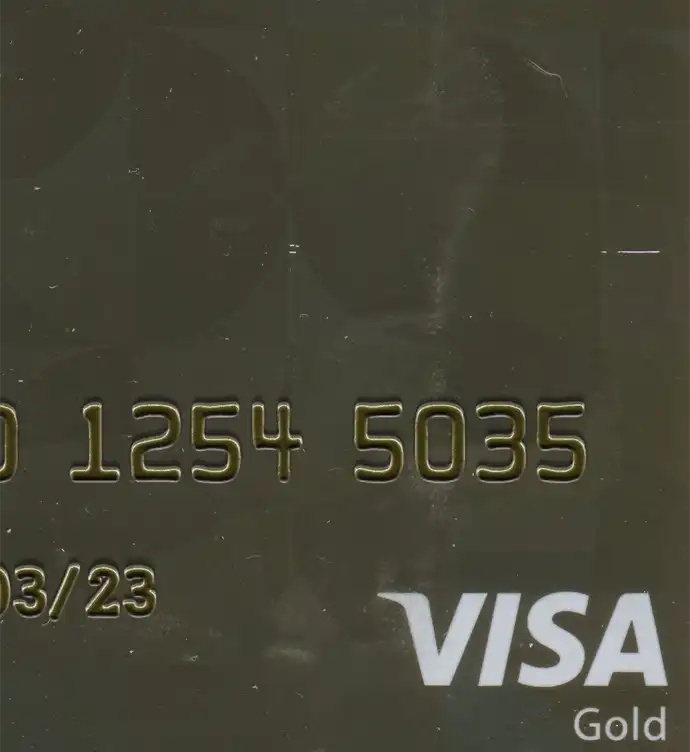 Russia Gazprombank Credit Card Template preview image 2
