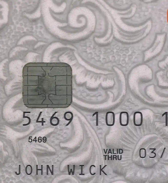 Russia Promsvyaz Bank Credit Card Template preview image 1